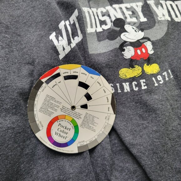 Walt Disney World Mens Shirt 3XL Tee Short Sleeve Gray Mickey Mouse NOV91E - Picture 8 of 8